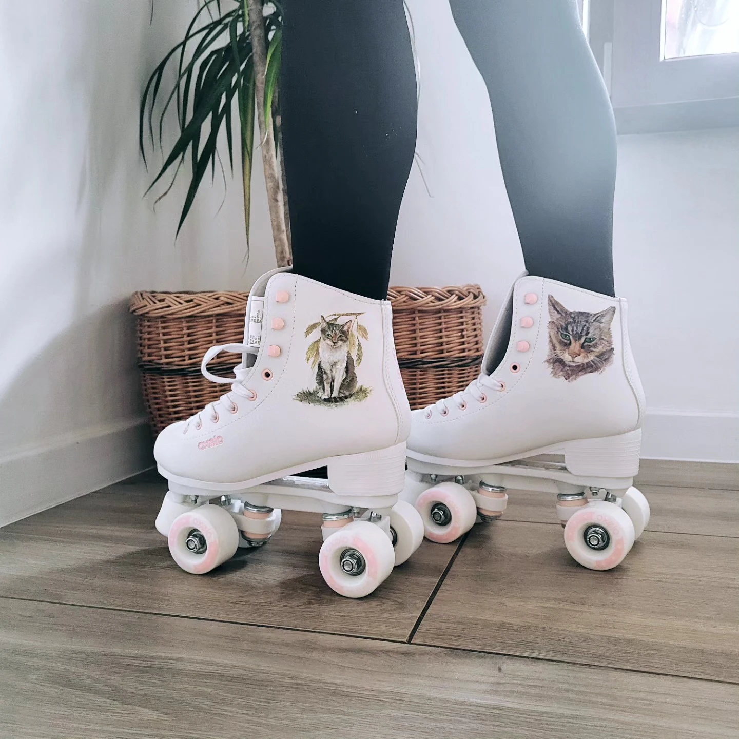 Wrotki - materiał jak buty rowerowe