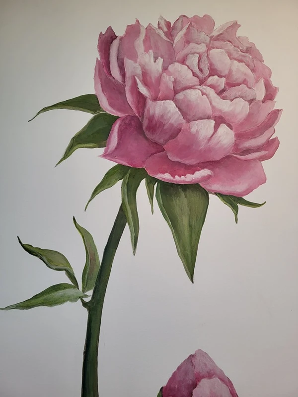 Mural "Jej Wysokość Piwonia"