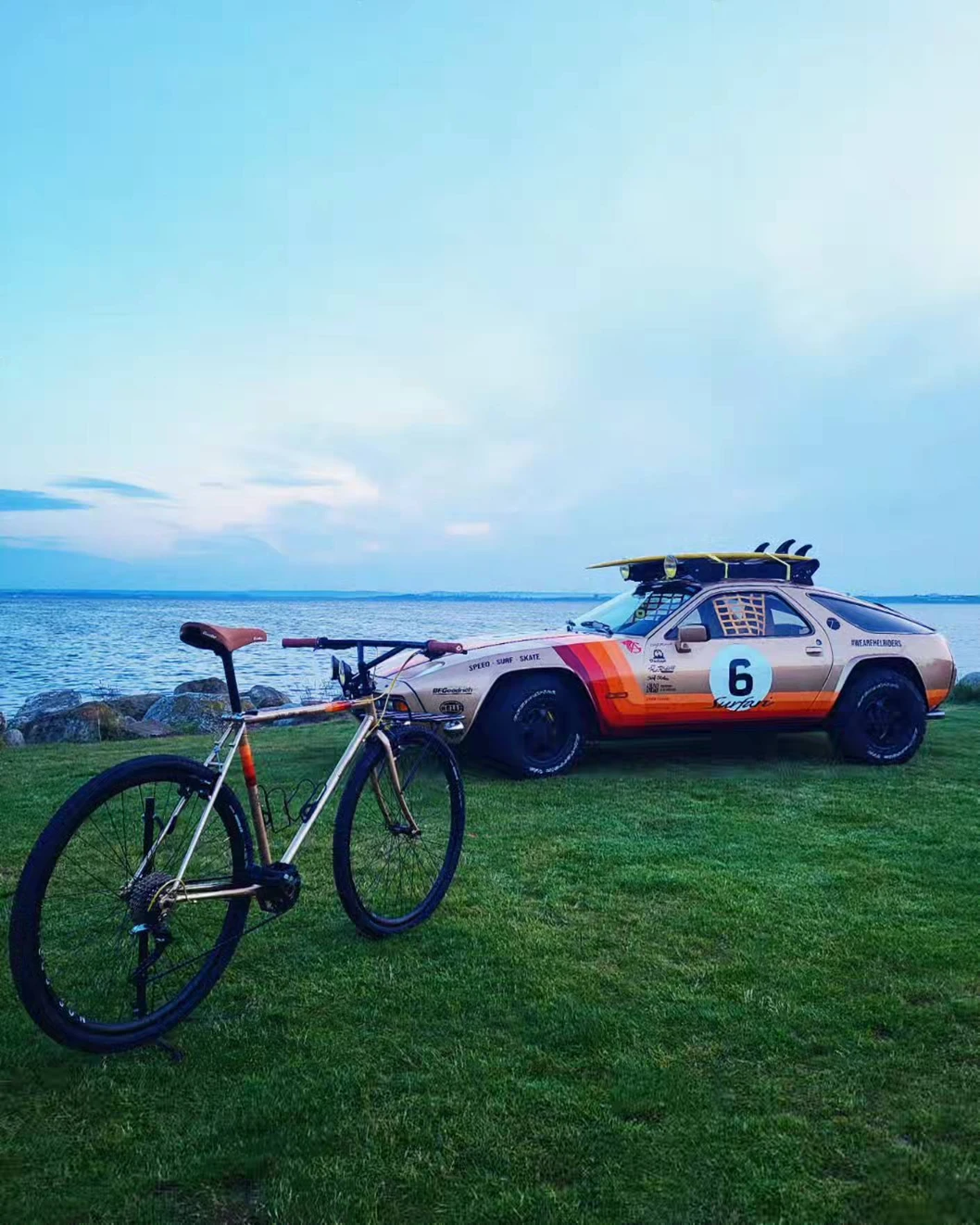 Rama rowerowa — Projekt Porsche Surfari