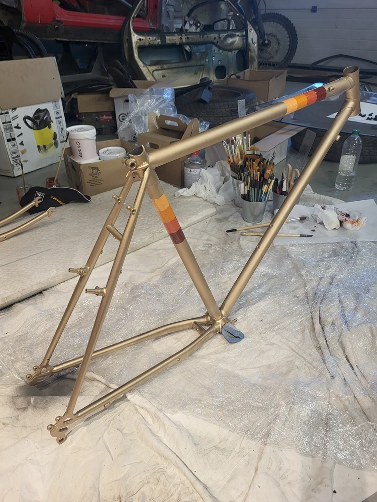 Rama rowerowa — Projekt Porsche Surfari