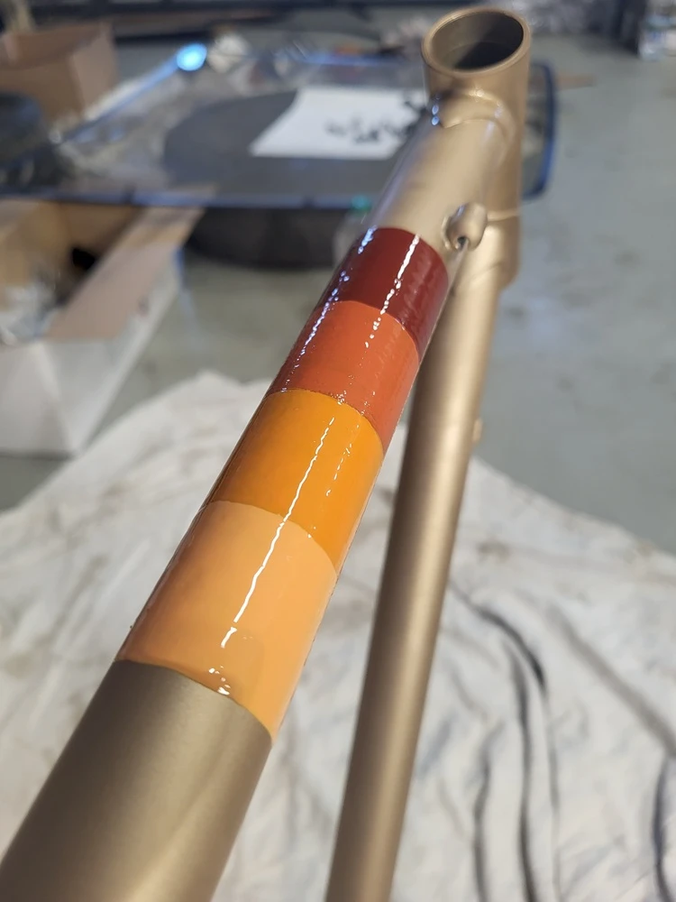 Rama rowerowa — Projekt Porsche Surfari