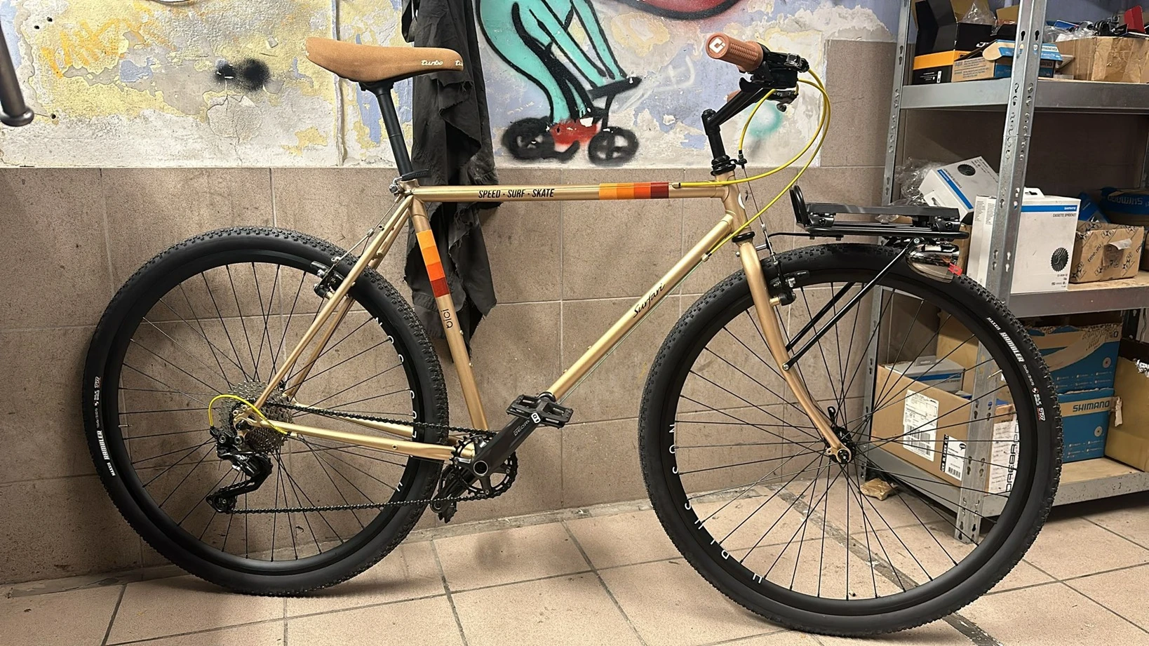 Rama rowerowa — Projekt Porsche Surfari
