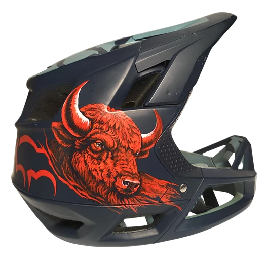 Kask full face enduro