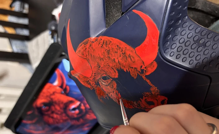 Kask full face enduro