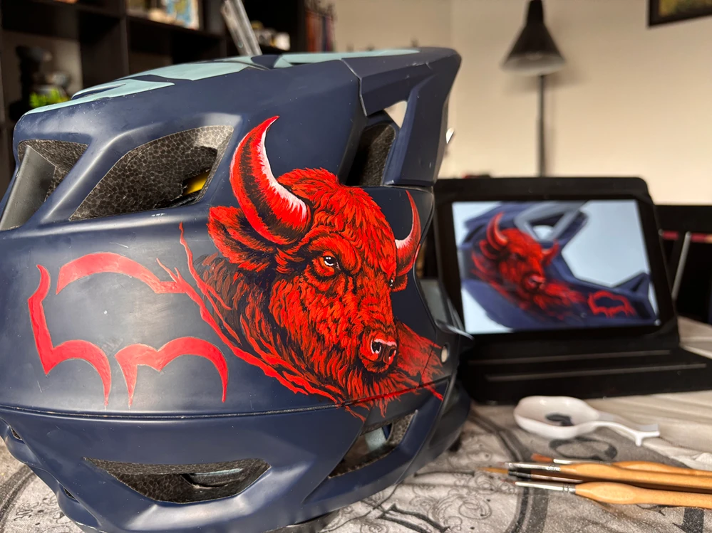 Kask full face enduro