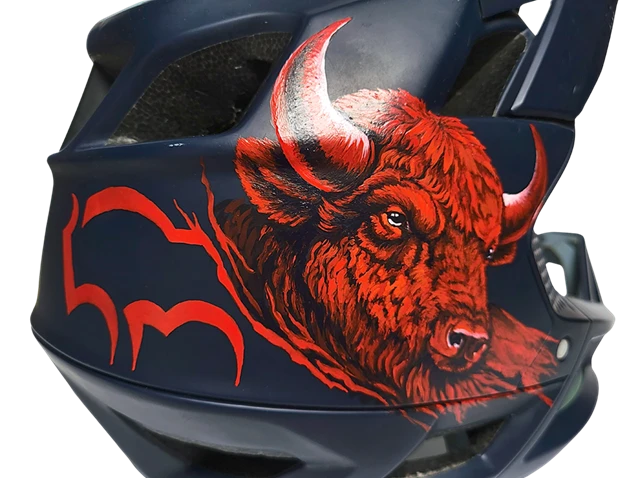 Kask full face enduro